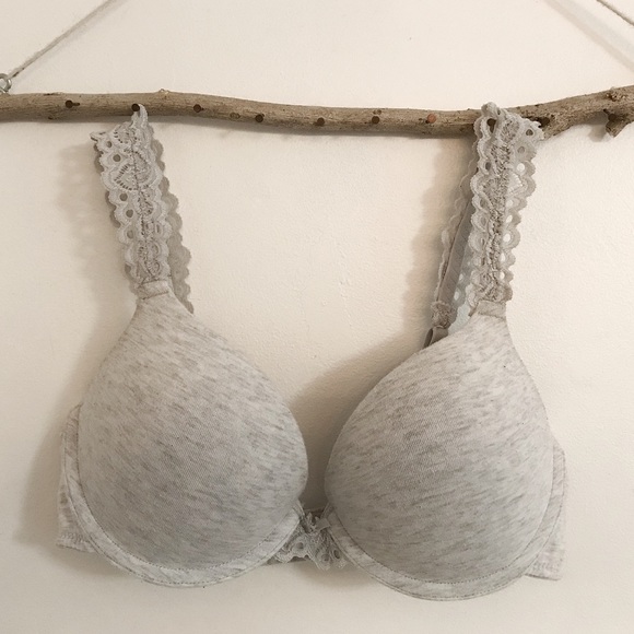 aerie Other - Aerie 32C Gray Boho Lace Bridget Pushup Bra aerie Other - Aerie 32C Gray Boho Lace Bridget Pushup Bra